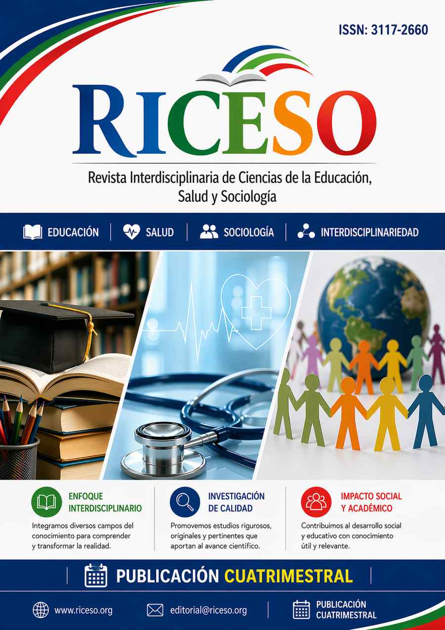 Revista Interdisciplinaria de Ciencias de la Educación, Salud y Sociología (RICESO)