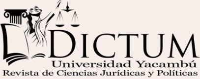 Dictum. Universidad Yacambu. Revista de Ciencias Jurídicas y Políticas